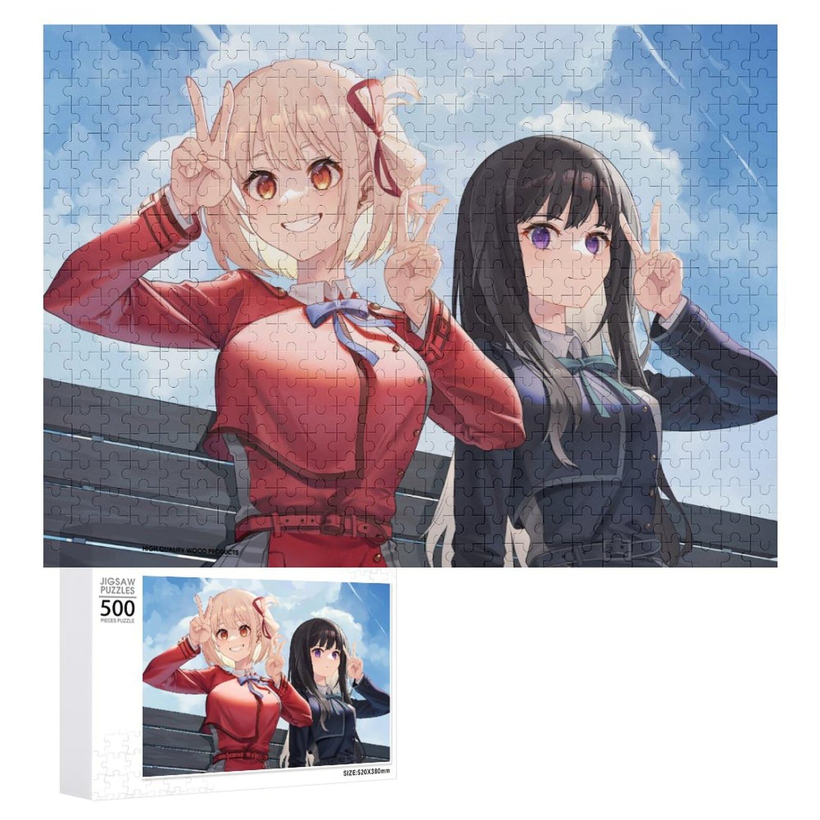 Amazon.co.jp: リコリス・リコイル ジグソーパズル 500/1000ピース